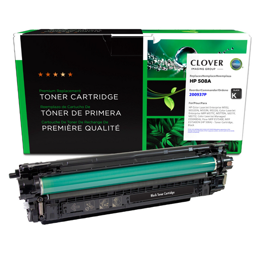 HP M577C, M553DN, M577DN, M553X (Remanufactured) Black Toner, 200937P