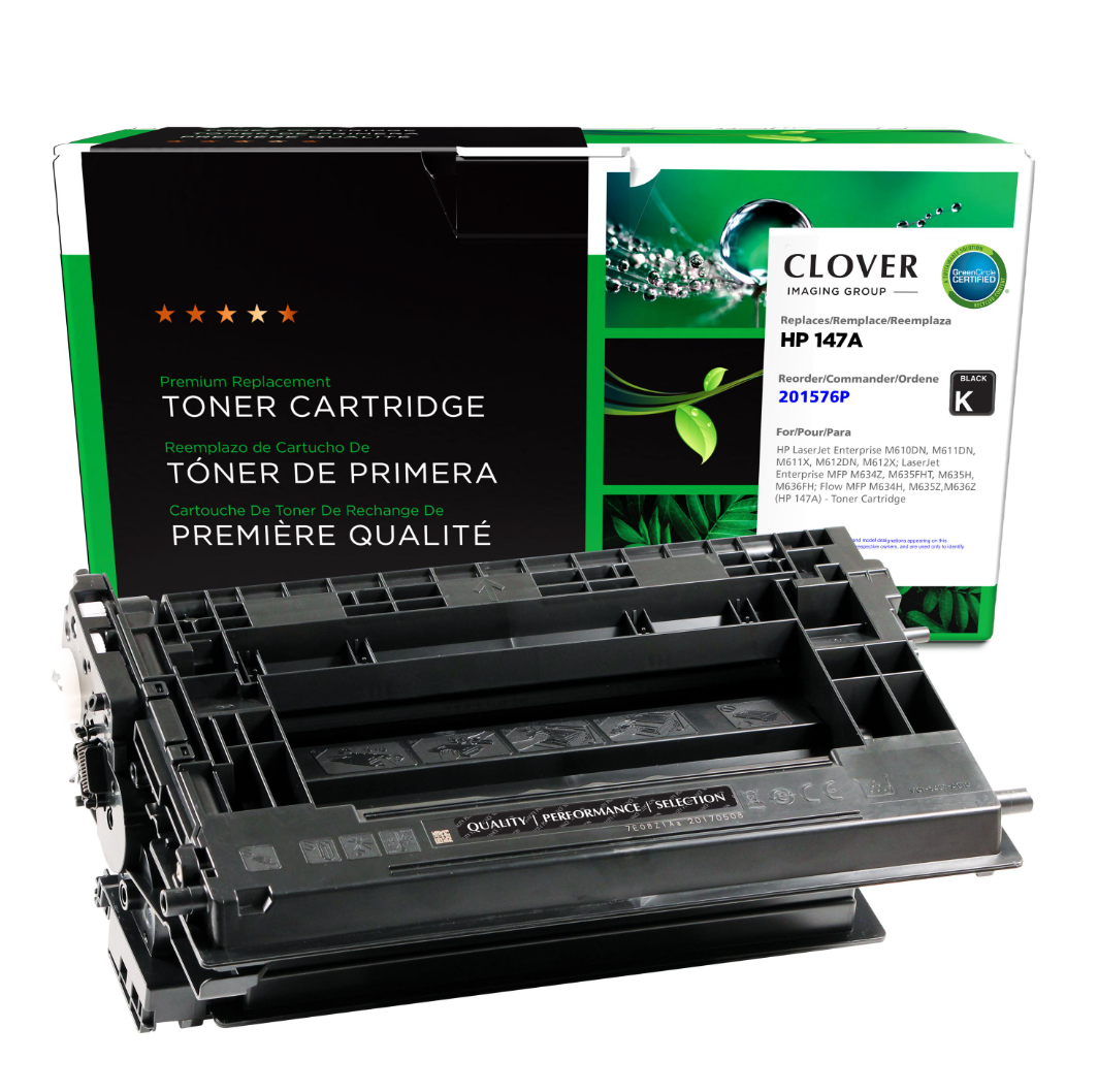 HP M634H, M610DN , M635Z, M612X (Remanufactured) Black Toner, 201576P