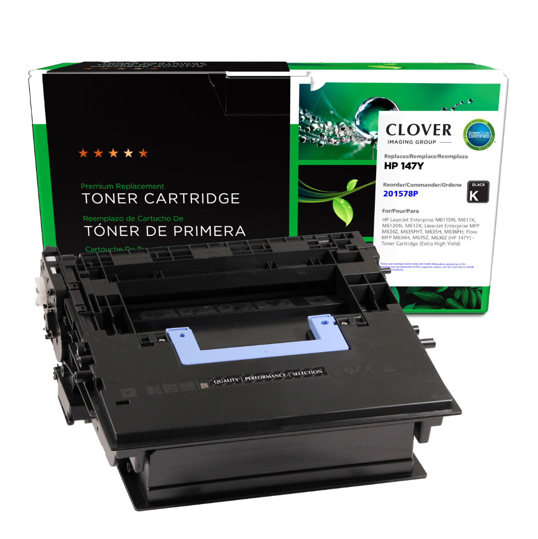 HP M634H, M611DN, M635Z, M611X Remanufactured High Yield Black Toner 201578P