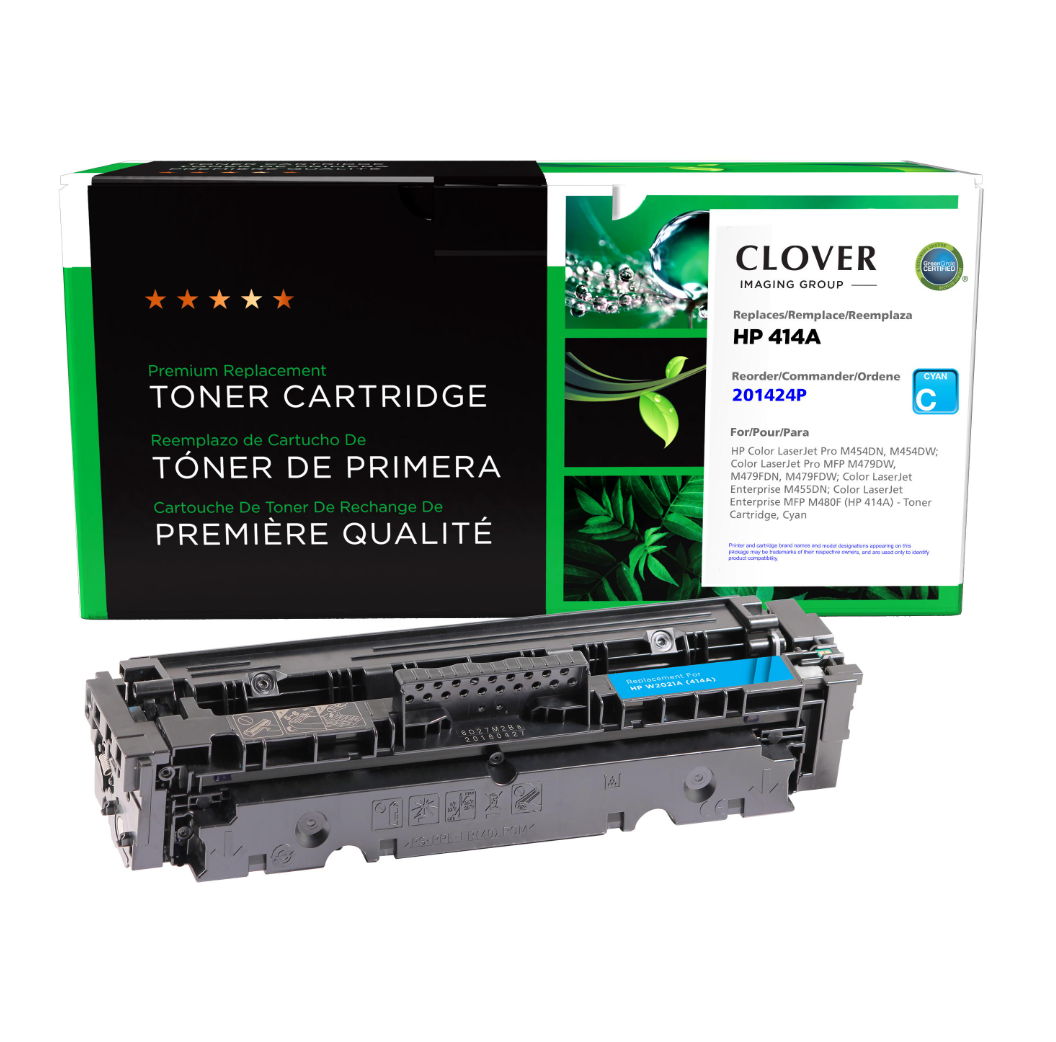 HP M454, M479 Cyan Toner Cartridge, W2021A (HP 414A)