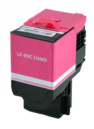 Lexmark 801HM Toner Cartridge, Magenta 3K High Yield, 80C1HM0