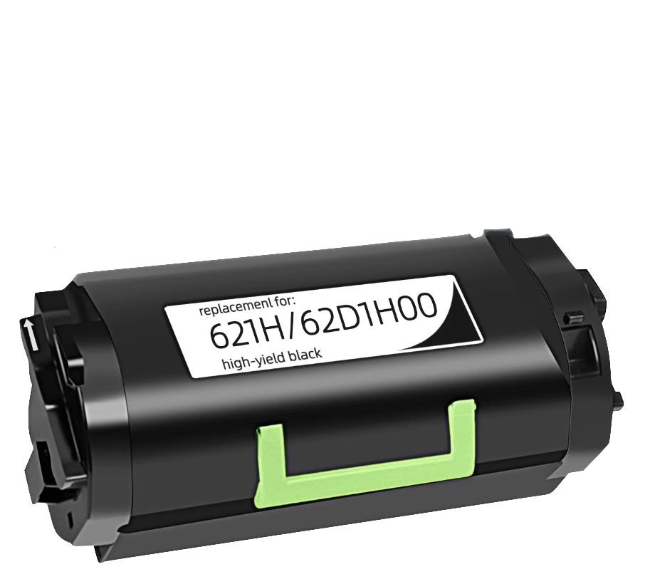 Lexmark 621H Toner Cartridge, Black 25K High Yield, 62D1H00