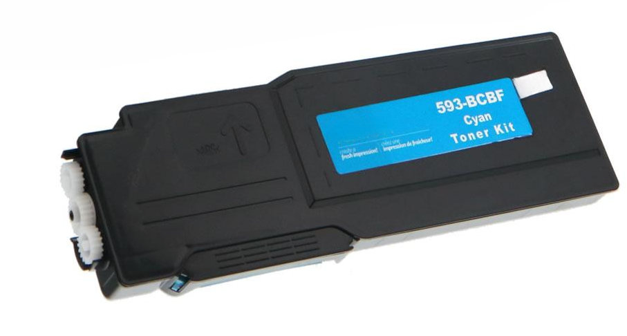 Dell S3840 S3845 Compatible Toner Cartridge Cyan 9K Extra High Yield, 593-BCBF