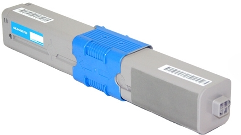 Okidata C330/C530 Remanufactured Toner Cartridge Cyan 3K Yield, 44469703