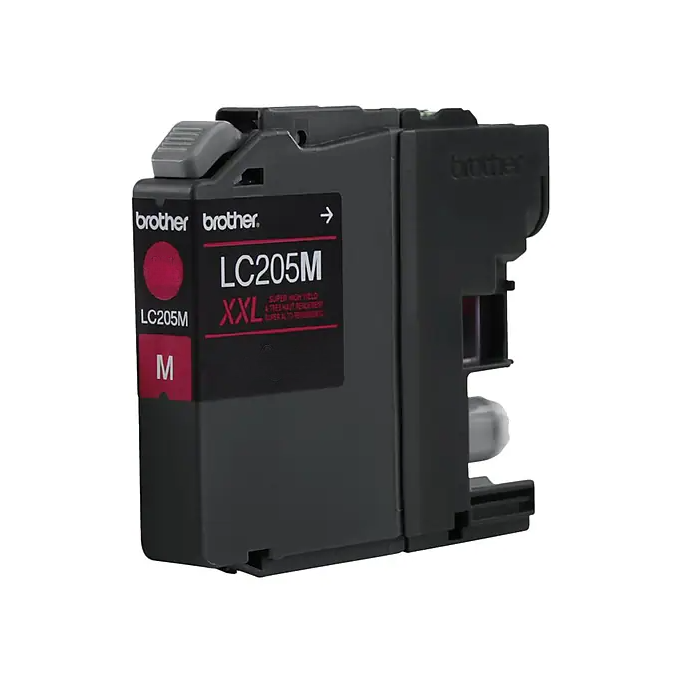 Brother LC205 XXL compatible InkJet Cartridge Magenta 1200 Super High Yield, LC205M