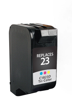 HP 23 Remanufactured InkJet Cartridge Tri-Color 38ML, C1823D