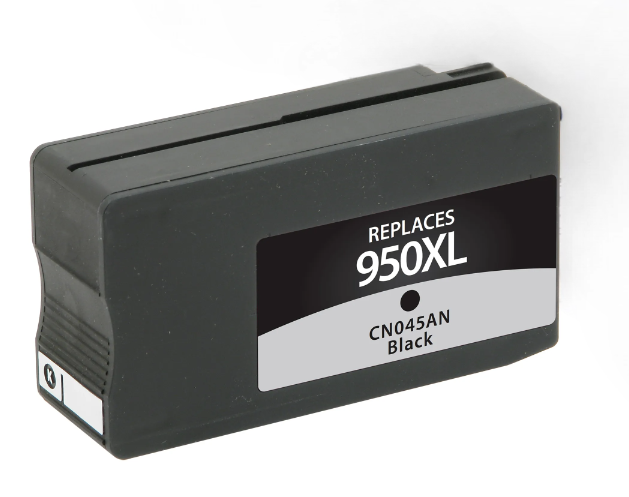 HP 950XL Remanufactured InkJet Cartridge Black 2.3K High Yield, CN045AN