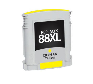 HP 88XL Remanufactured InkJet Cartridge Yellow 1540 High Yield, C9393AN