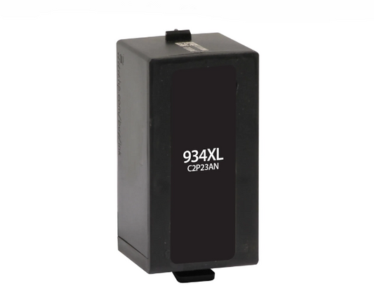 HP 934XL Remanufactured InkJet Cartridge Black 1K High Yield, C2P23AN