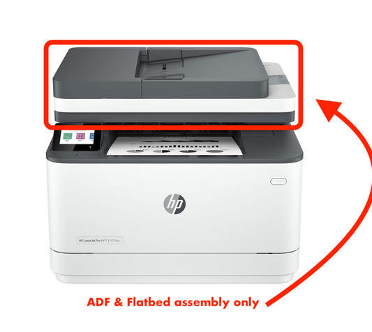 HP LaserJet Pro 3101FDN 3101FDW ADF & Flatbed Assembly