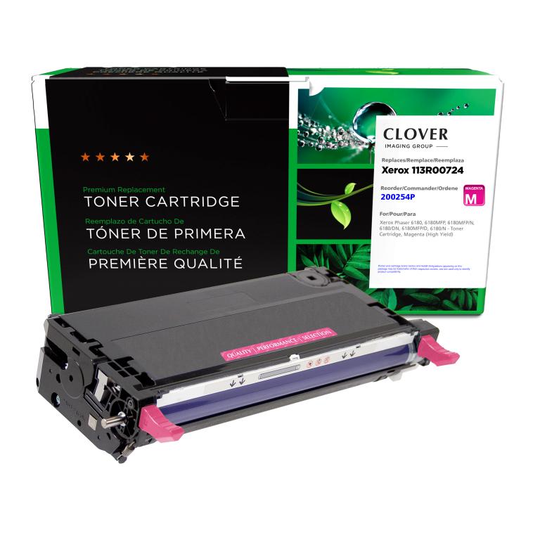 High Yield Magenta Toner Cartridge for Xerox 113R00724