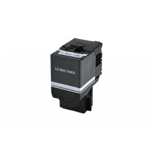 Lexmark 801HK Toner Cartridge, Black 4K High Yield, 80C1HK0