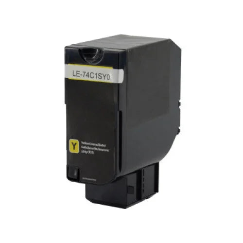 Lexmark Toner Cartridge, Yellow 7K High Yield, 74C1SY0