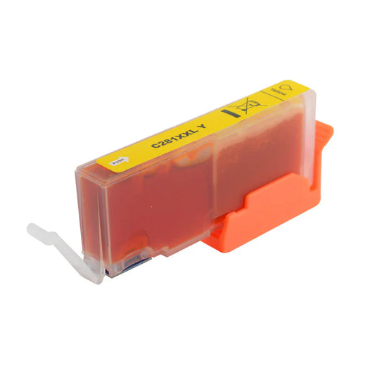 Canon 281XXL Remanufactured InkJet Cartridge Yellow 11.7ml Extra High Yield, CLI-281Y